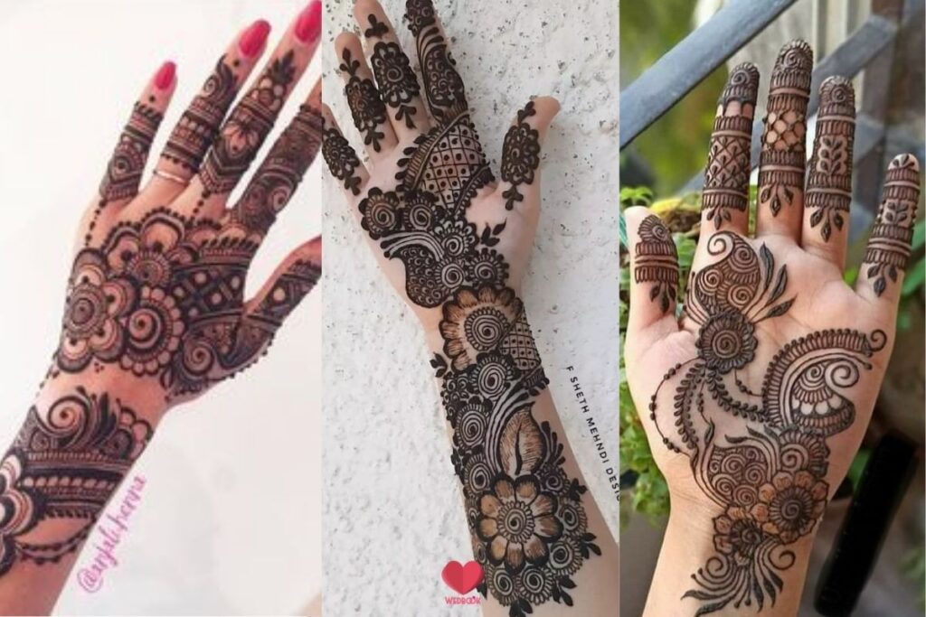 Indian Full Hand Mehndi Designs